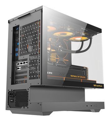 Корпус для комп'ютера DARK FLASH F1 MATX без блока живлення, чорний (F1 BLACK) [504463]