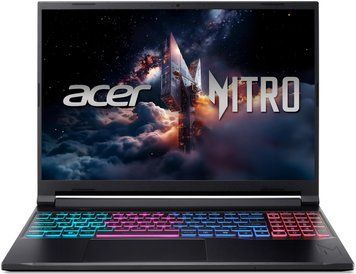 Ноутбук Acer Nitro V 16S ANV16S-41 16" WUXGA IPS, AMD R5-240, 32GB, F1TB, NVD5060-8, Lin, чорний (NH.U03EU.008) [112604]