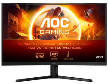 Монiтор 31.5" AOC Black (CQ32G4VE) [200075]