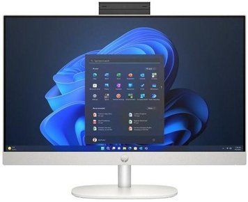 Комп'ютер персональний моноблок HP 245-G10 23.8" FHD IPS AG, AMD R5-7520U, 16GB, F512GB, UMA, WiFi, кл+м, 3р, DOS, білий (A1JL5ES) [101164]