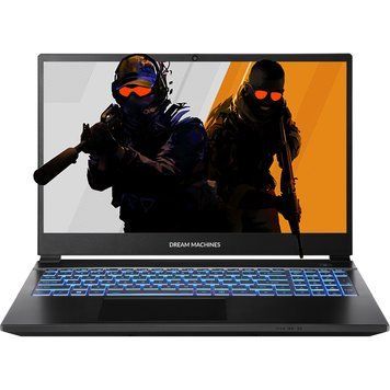 Ноутбук Dream Machines 15.6&rdquo; FHD 144Hz/Ryzen 7 H255/32 GB/SSD 1TB/RTX5050/GLAN/DOS (RT5050-15UA29) [405910]