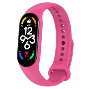 Силіконовий ремінець BeCover для Xiaomi Mi Smart Band 7 Hot Pink (707490) [604906]