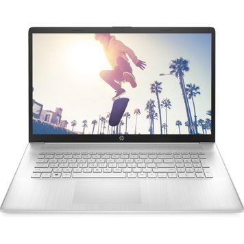 Ноутбук HP 17-cp3005ua 17.3" FHD IPS, 250n/Ryzen 7 7730U (2.0-4.5)/16Gb/SSD512Gb/Radeon/FPS/DOS/Сріблястий (832W6EA) [400022]