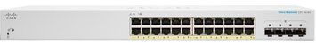 Комутатор Cisco CBS220 24хGE, Full PoE, 4x1G SFP, Smart (CBS220-24FP-4G-EU) [15090]