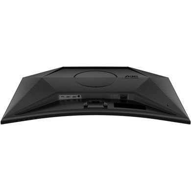 Монітор TFT 31.5" AOC, VA, QHD, 180Гц, 0,5 мс, вигнутий, 2хHDMI, DP, чорно-сірий (CQ32G4VE) [400821]