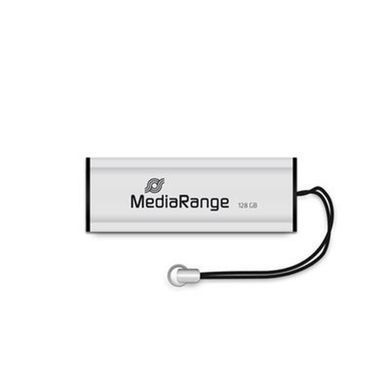 Флеш-накопичувач USB3.0 128GB MediaRange Black/Silver (MR918) [607303]
