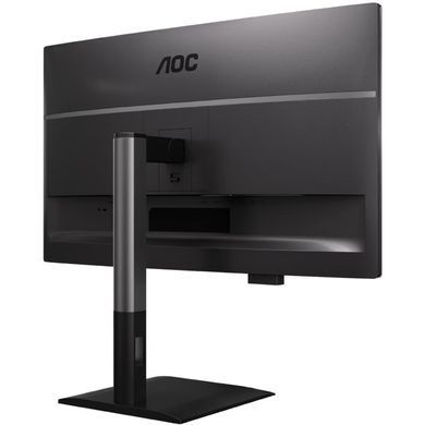Монітор TFT 27" AOC, QHD, IPS, 120Hz, 2xHDMI, DP, USB-hub, HAS, Pivot, колонки, чорний (Q27P4U) [405203]