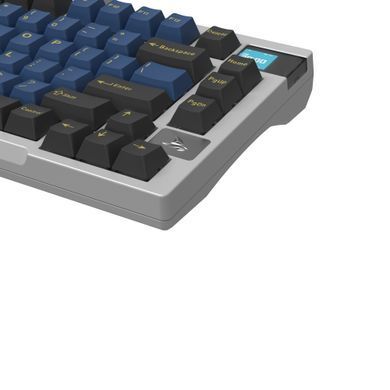 Клавіатура бездротова Motospeed Darmoshark K8 Gateron Silver Pro Black-Blue (dmk8bgspro) [606014]