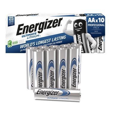 Батарейка Energizer Ultimate Lithium L91 AA 10шт (L91 AA10) [617958]