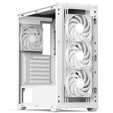 Корпус AeroCool D501A-G-WT-v2 White без БЖ (ACCM-DS01043.21) [608791]
