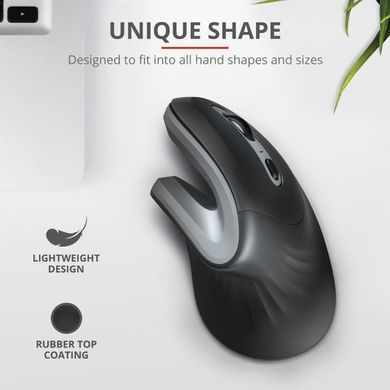 Миша Trust Verro Ergonomic, WL, чорний (23507_TRUST) [103940]
