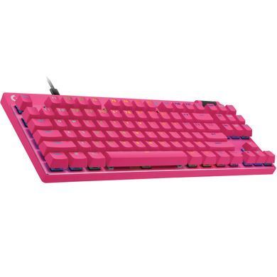 Клавiатура Logitech G PRO X TKL Rapid Magenta (920-013253) [606077]