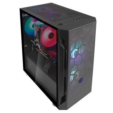 Корпус SilverStone Fara FAH1MB-PRO без БЖ, 1xUSB3.0, 2xUSB2.0, 3x120мм, ARGB VGA 320мм, LCS ready, TG Side Panel, mATX, чорний (SST-FAH1MB-PRO) [109547]