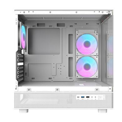 Корпус для комп'ютера DARK FLASH ATX без блока живлення DPX90 білий (DPX90 WHITE) [503222]
