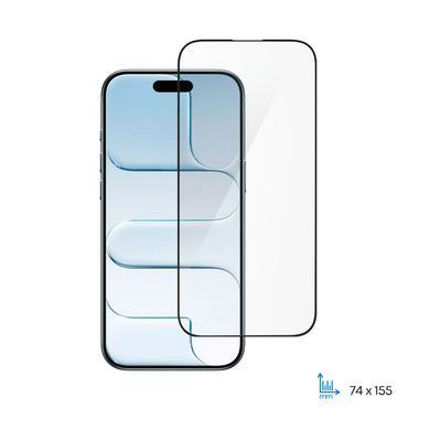 Захисне скло 2E для iPhone Air(6.5), 2.5D FCFG, (1 Pack), чорна рамка (2E-IP-AIR-SMFCFG-BB) [111226]