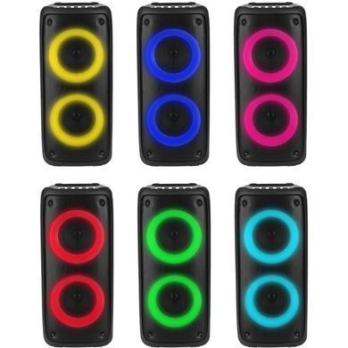 Акустична система 1.0 Media-Tech 40W, Bluetooth/AUX/microSD/MP3/USB/TWS/КАРАОКЕ/LED чорна (MT3181) [405183]