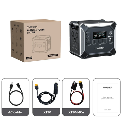 Портативна зарядна станція CHOETECH 2400W PS (BS067) [306125]