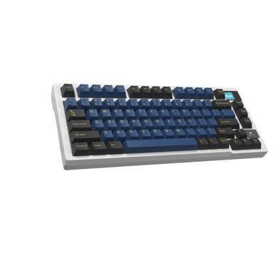 Клавіатура бездротова Motospeed Darmoshark K8 Gateron Silver Pro Black-Blue (dmk8bgspro) [606014]