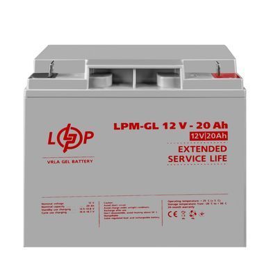 Акумулятор гелевий LPM-GL 12V - 20 Ah (LP5214) [900084]