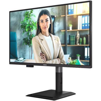 Монітор TFT 27" AOC, QHD, IPS, 120Hz, 2xHDMI, DP, USB-hub, HAS, Pivot, колонки, чорний (Q27P4U) [405203]