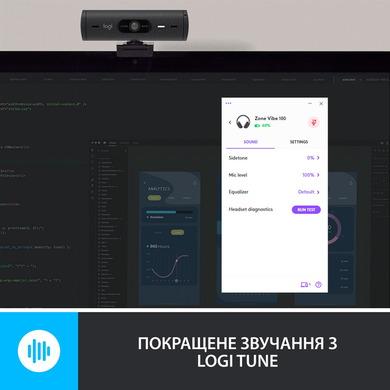 Гарнітура Logitech Zone Vibe 100 Graphite (981-001213) [203116]