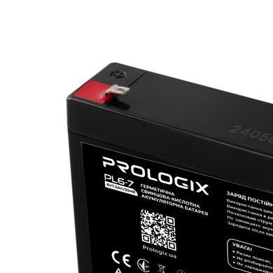 Акумуляторна батарея Prologix 6V 7AH AGM (PL6-7) [615347]