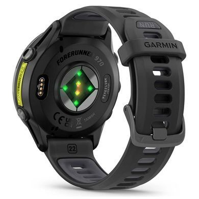 Смарт-годинник Garmin Forerunner 970, Black/Amp Yellow, GPS (010-02969-10) [731315]