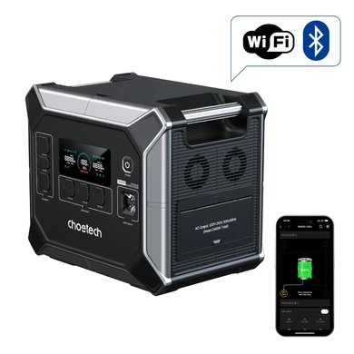 Портативна зарядна станція CHOETECH 2400W PS (BS067) [306125]