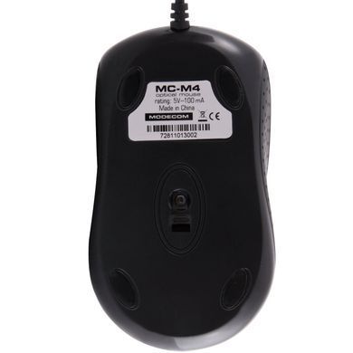 Мишка Modecom MC-M4.1, 3кн., 1200dpi, Black OEM (White box) (M-MC-00M4.1-100) [401281]