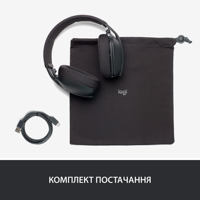 Гарнітура Logitech Zone Vibe 100 Graphite (981-001213) [203116]