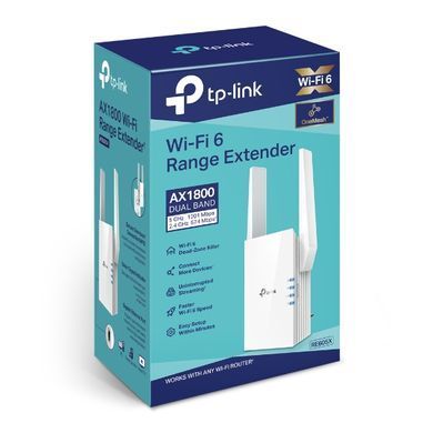 Розширювач покриття WiFi TP-LINK AX1800, 1хGE, MESH (RE605X) [104449]