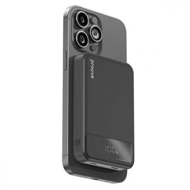 Універсальна мобільна батарея Proove Hoodman Magnetic 20W 10000mAh Black (PBH120010001) [613079]