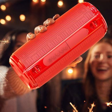 Портативна колонка BOROFONE BR12 Amplio sports wireless speaker, 5W*2, Red (6931474735638) [805598]