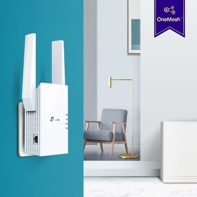 Розширювач покриття WiFi TP-LINK AX1800, 1хGE, MESH (RE605X) [104449]