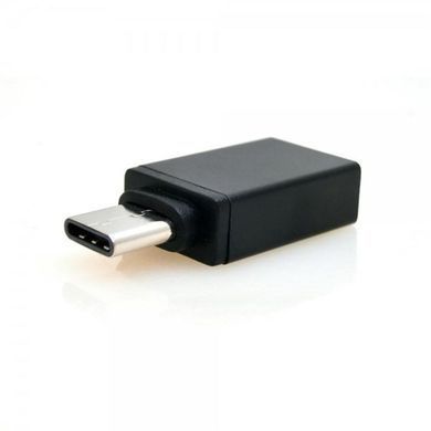 Адаптер Cablexpert USB - USB Type-C V 3.0 (F/M) Black (A-USB3-CMAF-01) [603619]