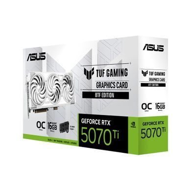 Відеокарта GF RTX 5070 Ti 16GB GDDR7 TUF Gaming OC BTF White Asus (TUF-RTX5070TI-O16G-BTF-WHITE) [613431]