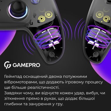 Геймпад GamePro із зарядною станцією Black (GPS20BDOC) [615833]