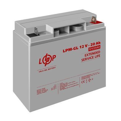 Акумулятор гелевий LPM-GL 12V - 20 Ah (LP5214) [900084]