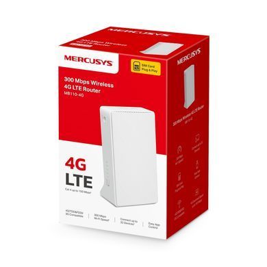Маршрутизатор MERCUSYS N300, 4G/LTE, 1xFE LAN, 1xFE WAN (MB110-4G) [110783]