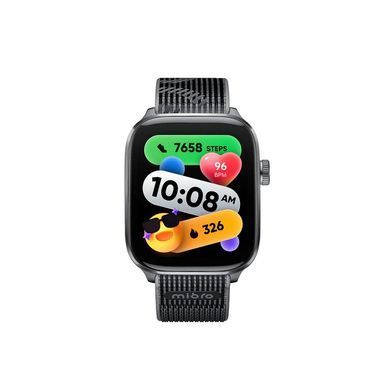 Смарт-годинник Mibro Fit 44мм, 1.75", 390x450, AMOLED, BT 5.3, GPS, 5 ATM, чорний (XPAW027B) [113704]