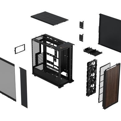 Корпус для ПК FRACTAL DESIGN North XL RC Charcoal Black TGD (FD-C-NOR1X-05) [305342]