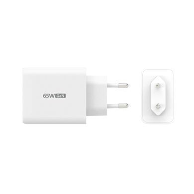 Мережевий зарядний пристрій J5create GaN USB-C 65W White (JUP3365E-EN) [618214]