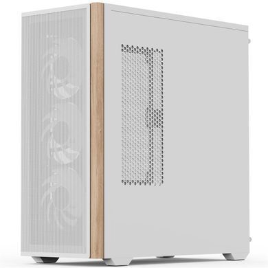 Корпус AeroCool D501A-G-WT-v2 White без БЖ (ACCM-DS01043.21) [608791]