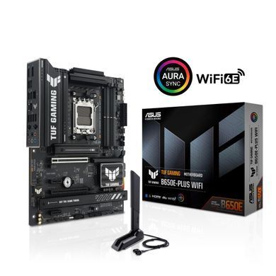 Материнcька плата ASUS TUF GAMING B650E-PLUS WIFI sAM5 B650 4xDDR5 M.2 HDMI DP Wi-Fi BT ATX (90MB1M20-M0EAY0) [109222]