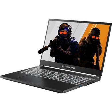 Ноутбук Dream Machines 15.6&rdquo; FHD 144Hz/Ryzen 7 H255/32 GB/SSD 1TB/RTX5050/GLAN/DOS (RT5050-15UA29) [405910]