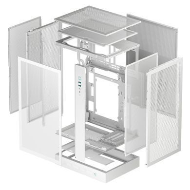 Корпус DeepCool CH270 Digital White без БЖ (R-CH270-WHNDM0-G-1) [608848]