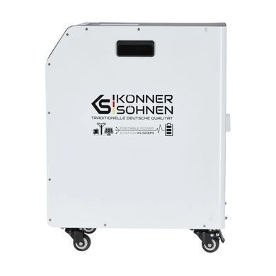 Портативна електростанція Konner&Sohnen KS 5200PS, 5200Вт, 5120Вт&middot;год, LifePo4, UPS, 56кг (KS5200PS-NEW) [112439]