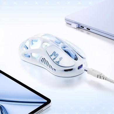 Миша GravaStar Mercury M1 Pro, magnesium alloy body, BT/WL/USB-A, RGB, Ice Blue (GRAVASTARM1PRO_BLU) [114359]