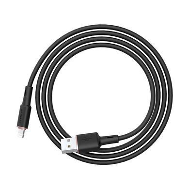 Кабель ACEFAST C2-02 USB to iP 2.4A, 1.2m, silicone, zinc connectors, Black (AFC2-02B) [802310]