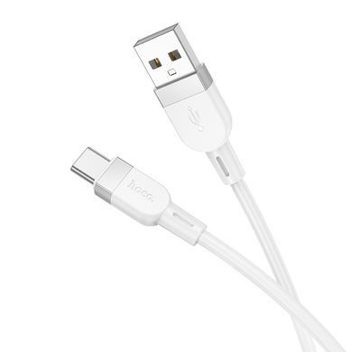 Кабель HOCO X109 Energy silicone charging data cable Type-C(L=1M) White (6942007636254) [804352]